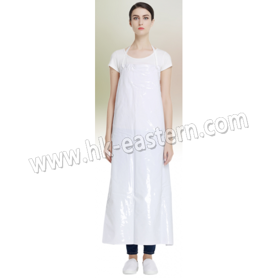 厚身PVC白色膠圍裙(膠圈)
