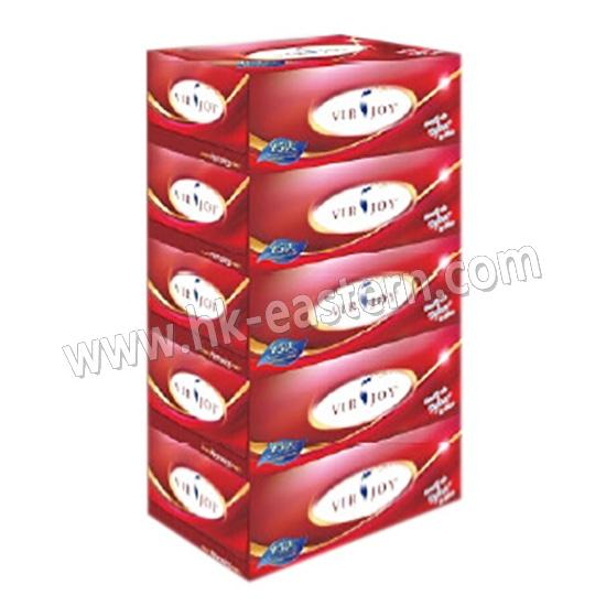 50盒裝"VIRJOY"紅盒面紙巾